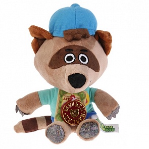 Мягкая игрушка – Енот Саня из серии Ми-ми-мишки, 20 см., музыкальный чип (Мульти-Пульти, V62238/20)